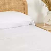 Oferta de Juego de sábanas algodón lisas por 15,99€ en Tramas+