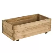 Oferta de JARDINERA RÚSTICA RECTANGULAR por 39,95€ en Tú Brico-Marian