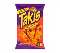 Oferta de SNACKS QUESO PICANTE TAKIS 140 GR. por 1,99€ en Tu Trébol Hipermercados