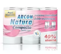 Oferta de PAPEL HIGIENICO COMPACTO ARCON NATURA... por 3,79€ en Tu Trébol Hipermercados