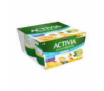 Oferta de Yogur activia triple zero melocoton danone pack 4x120 gr. por 1,9€ en Tu Trébol Hipermercados