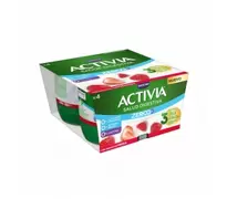 Oferta de Yogur activia triple zero fresa danone pack 4x120 gr. por 1,9€ en Tu Trébol Hipermercados