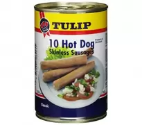 Oferta de Salchichas perro caliente tulip 200 gr. por 1,57€ en Tu Trébol Hipermercados