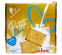 Oferta de Galletas petit dore family biscuits 400 gr. por 0,95€ en Tu Trébol Hipermercados