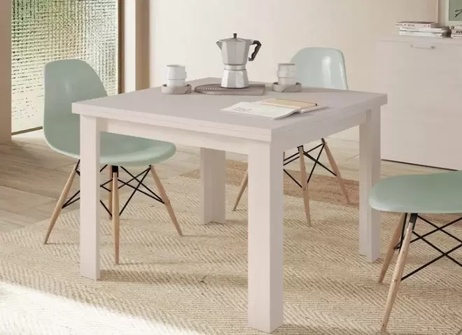 Oferta de Mesa de comedor extensible libro ATLANTIS por 224€ en Tuco