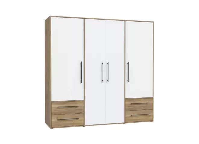 Oferta de Armario con 4 puertas batientes y 4 cajones PRIMAVERA por 399€ en Tuco