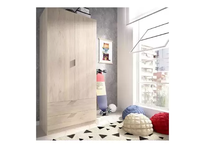 Oferta de Armario 2 ptas+2caj naturalKOAN por 206€ en Tuco