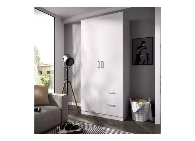 Oferta de Armario 2 ptas+2 caj blanco MAXIKOAN por 383€ en Tuco