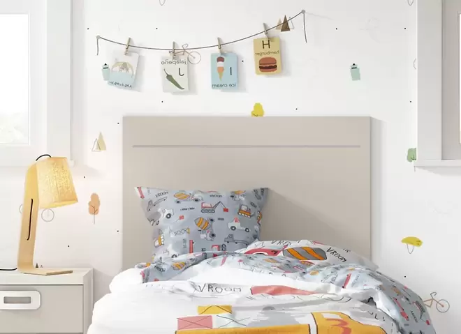 Oferta de Cabecero simple de 90 ó 105 con o sin cama CLEO por 57€ en Tuco