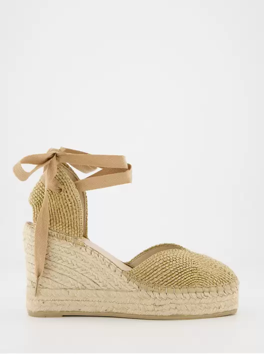 Oferta de Proveedor: Ulanka Alpargatas de espato con cuña alta - Roses por 79,99€ en Ulanka