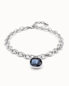 Oferta de Sterling silver-plated short necklace and crystal por 310€ en Uno de 50
