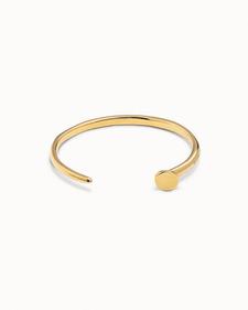 Oferta de 18K gold-plated nail shaped bracelet por 190€ en Uno de 50