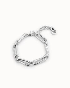 Oferta de Sterling silver-plated bracelet with small square links por 145€ en Uno de 50
