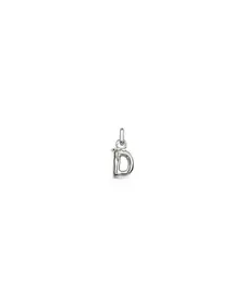 Oferta de Sterling silver-plated charm with small letter D por 30€ en Uno de 50