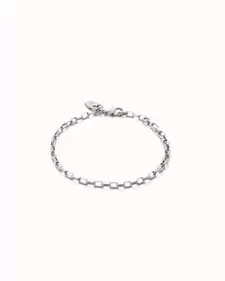 Oferta de Sterling silver-plated bracelet with mid-sized links por 55€ en Uno de 50