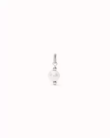 Oferta de Charm plated in sterling silver with pearl por 40€ en Uno de 50