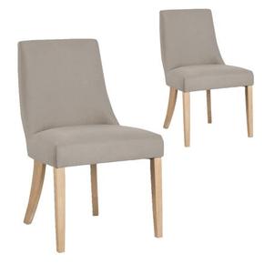 Oferta de Pack 2 sillas bimba tapizada gris por 219€ en Banak Importa