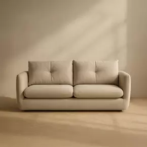 Oferta de Aurel sofá 3 plazas beige por 759€ en Banak Importa