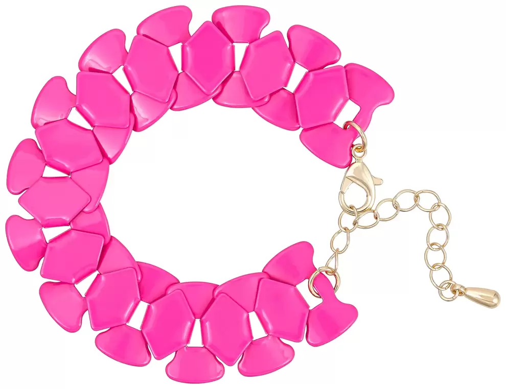 Oferta de Armband - Clunky Fuchsia por 7€ en Bijou Brigitte