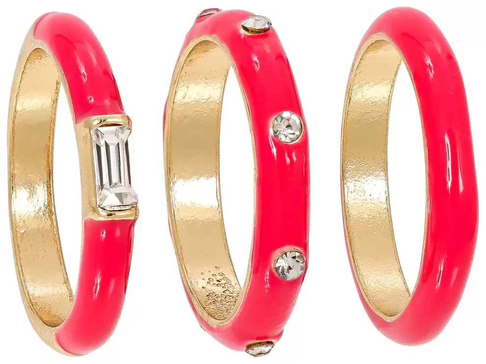 Oferta de Ring-Set - Neon Trio por 5€ en Bijou Brigitte