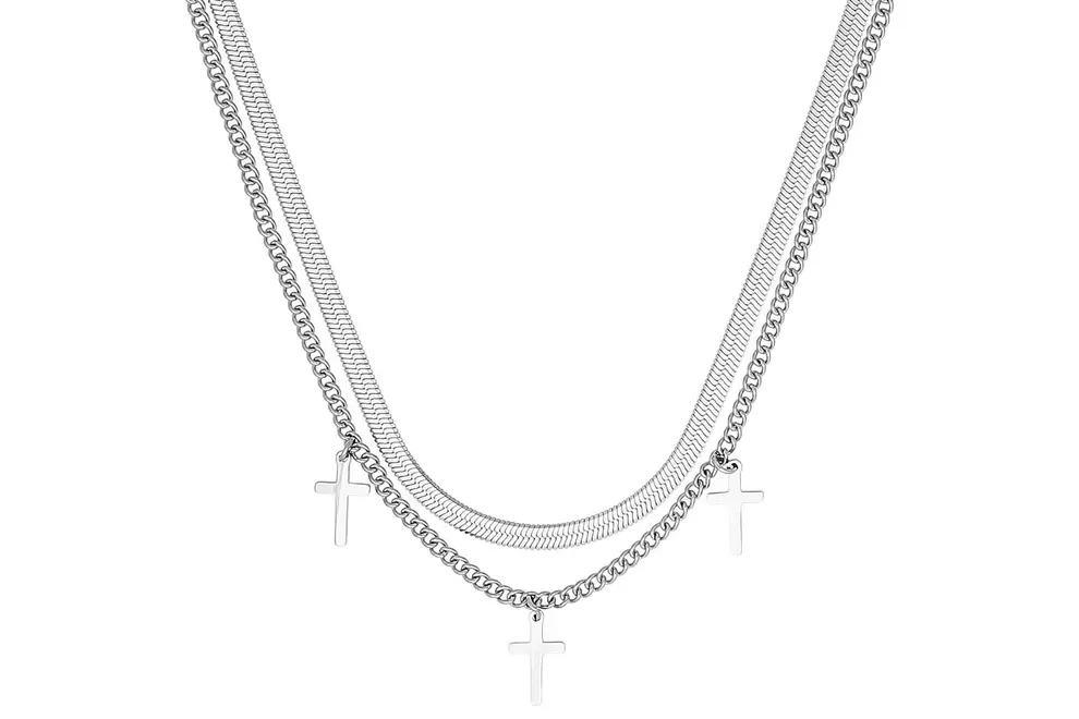 Oferta de Layering Kette - Silvery ... por 15€ en Bijou Brigitte