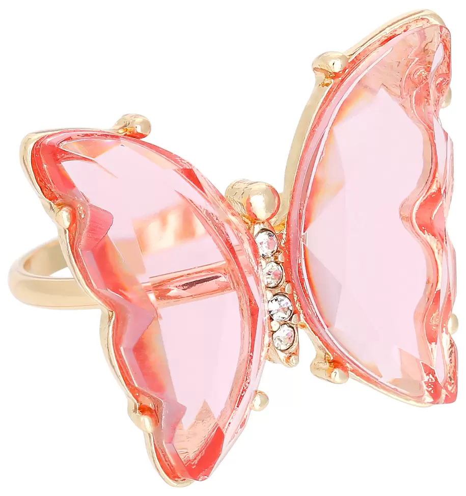 Oferta de Ring - Pink Butterfly por 5€ en Bijou Brigitte