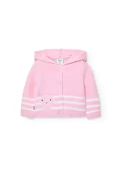 Oferta de Chaqueta de tricotosa de bebé en rosa por 29,95€ en Boboli