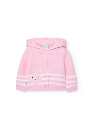 Oferta de Chaqueta de tricotosa de bebé en rosa por 29,95€ en Boboli