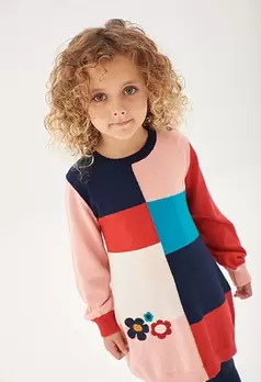 Oferta de Vestido tricotosa de bebé niña en varios colores por 18,95€ en Boboli