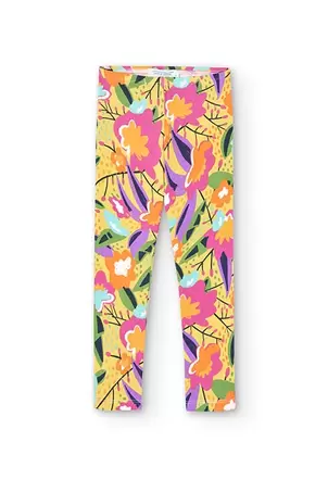 Oferta de Leggings de punto elástico estampado de niña por 8,95€ en Boboli