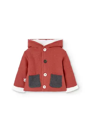 Oferta de Chaqueta de tricotosa para bebé en naranja por 35,95€ en Boboli