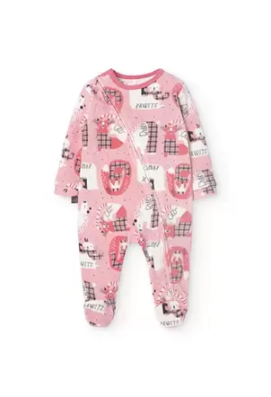 Oferta de Pelele de terciopelo para bebé con estampado por 22,95€ en Boboli