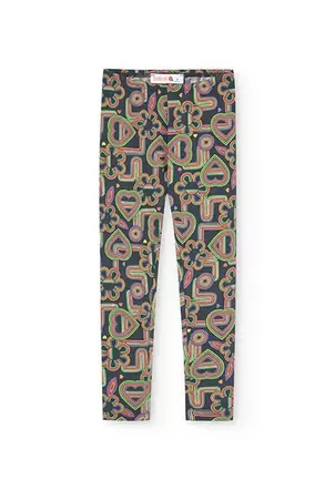 Oferta de Leggings de niña estampado de flores por 19,95€ en Boboli