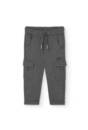 Oferta de Pantalón cargo para bebé niño en gris vigoré por 12,95€ en Boboli