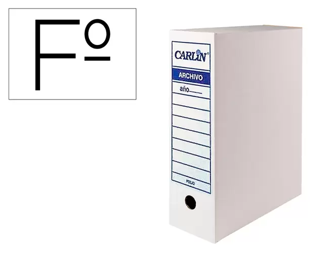 Oferta de Caja archivo definitivo carlin carton folio por 0,88€ en Carlin