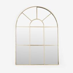 Oferta de Espejo de hierro dorado Ian 54x74cm por 69,99€ en Casa Viva