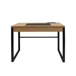 Oferta de Escritorio de madera y metal 100x50x74cm por 279€ en Casa Viva