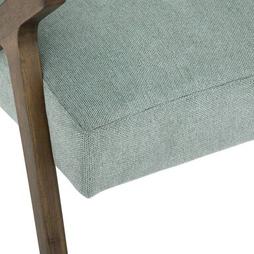Oferta de Butaca de madera verde Cintia 82x75x68cm por 299€ en Casa Viva