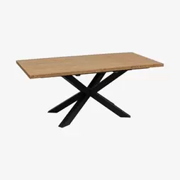 Oferta de Mesa de comedor extensible de madera DM Denver 180/220x90x76cm por 749€ en Casa Viva