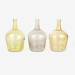 Oferta de Jarrón de vidrio reciclado Ø13x25cm por 9,99€ en Casa Viva