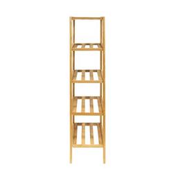 Oferta de Estantería de 5 estantes de bambú Camila 32x18x78cm por 29,99€ en Casa Viva