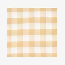 Oferta de Mantel beige Vichy 140x250cm por 19,99€ en Casa Viva