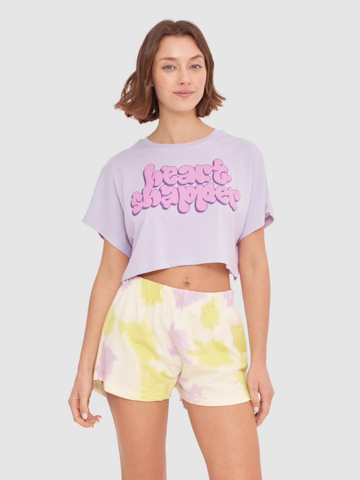 Oferta de Shorts tie dye colorido por 6,99€ en Inside