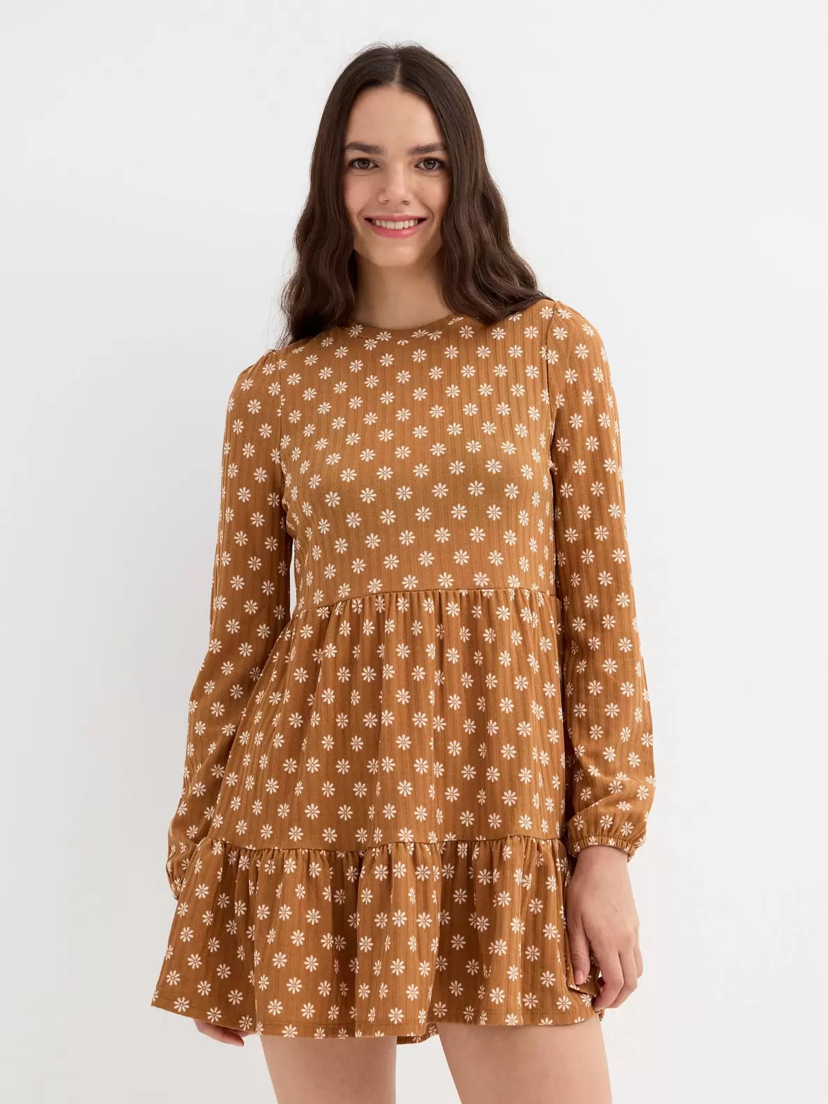 Oferta de Vestido canalé print... por 11,99€ en Inside