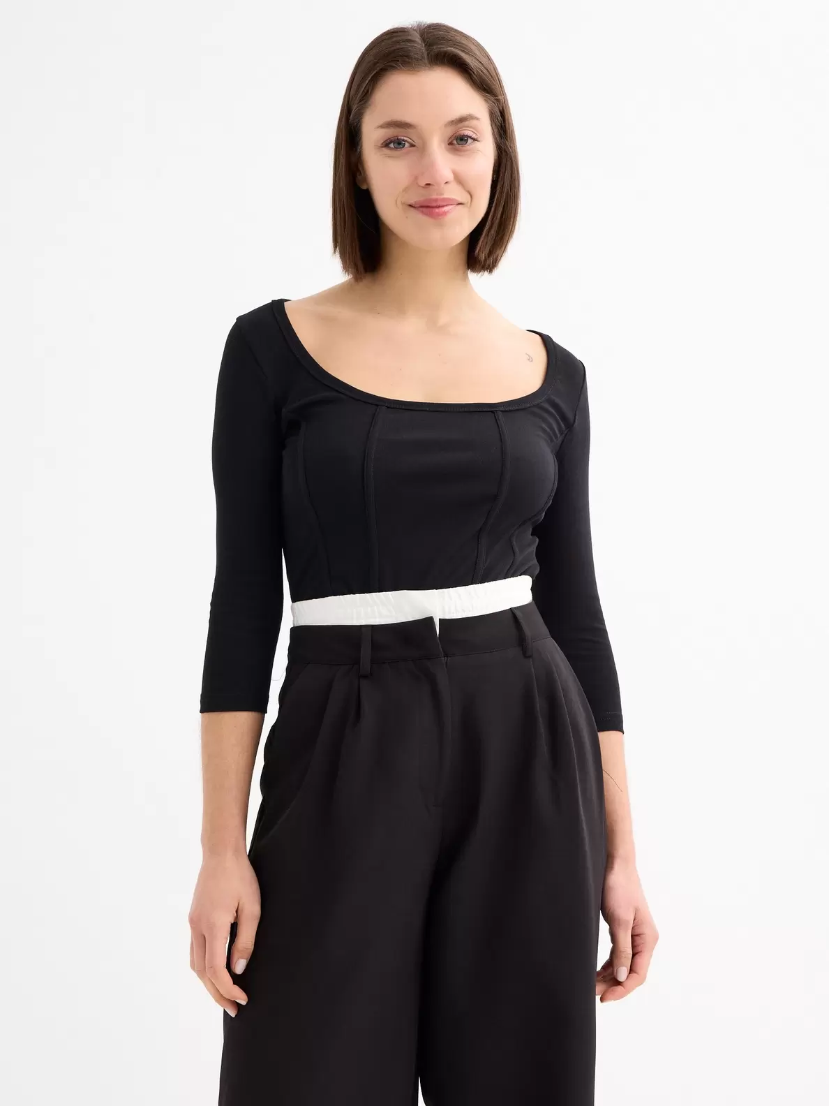 Oferta de Camiseta super slim manga 3/4 por 11,99€ en Inside