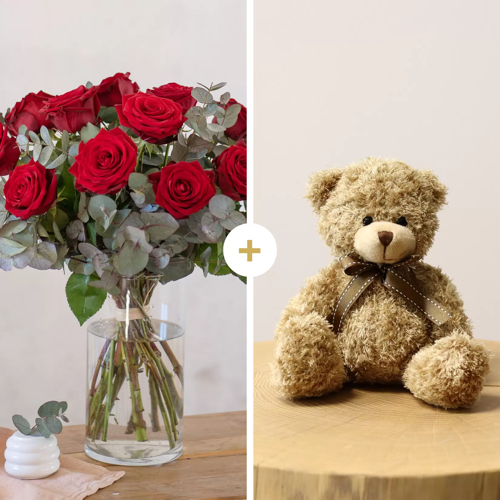 Oferta de Pack: Amor + Osito por 74,99€ en Interflora