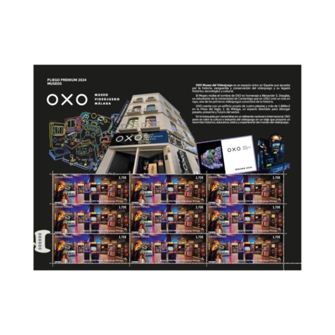 Oferta de Pliego premium OXO Museo Videojuego. Málaga | Serie Museos por 15,3€ en Correos