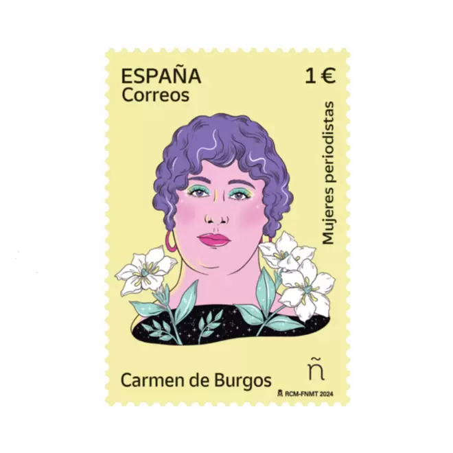 Oferta de Sellos #8MTodoElAño | Carmen de Burgos | Mujeres periodistas | Pack de 5 por 5€ en Correos