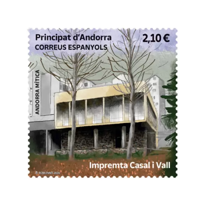 Oferta de Sello Impremta Casal i Vall | Serie Andorra mítica | Sellos de Andorra por 2,54€ en Correos