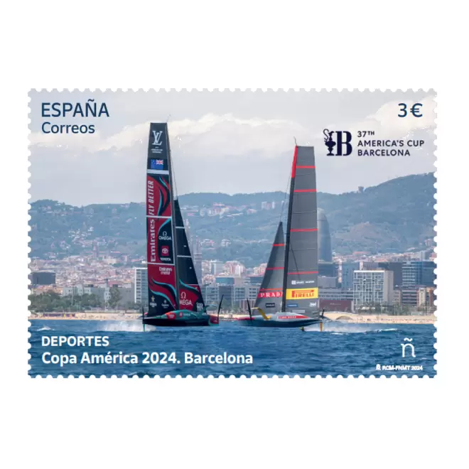 Oferta de Sello Copa América de vela 2024 | Serie Deportes por 3€ en Correos